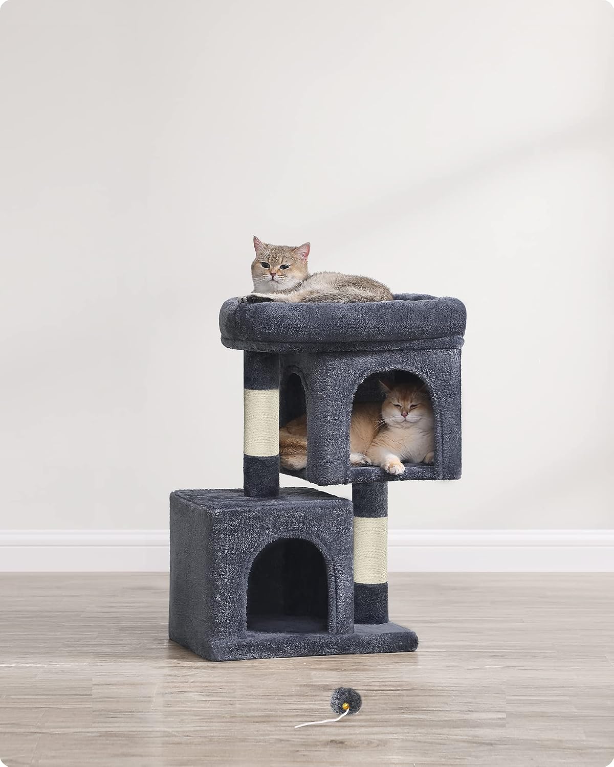 Thumbnail 3 de FEANDREA PCT611G01 Cat Tree, 65 cm, Two Caves and Large Perch