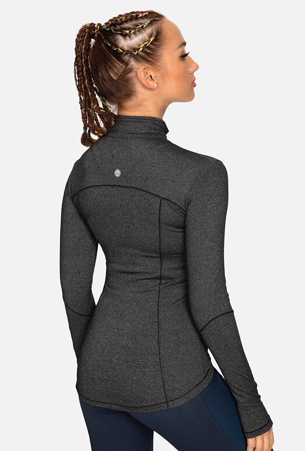 Thumbnail 2 de QUEENIEKE Women's Running Jacket: Ultra-Lightweight, Breathable Full-Zip Track Jacket for Yoga, Running, and Gym