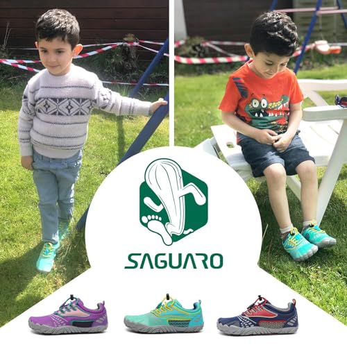 Thumbnail 1 de SAGUARO Barefoot Zapatillas de Trail para Niños: calzado minimalista antideslizante para deporte y outdoor