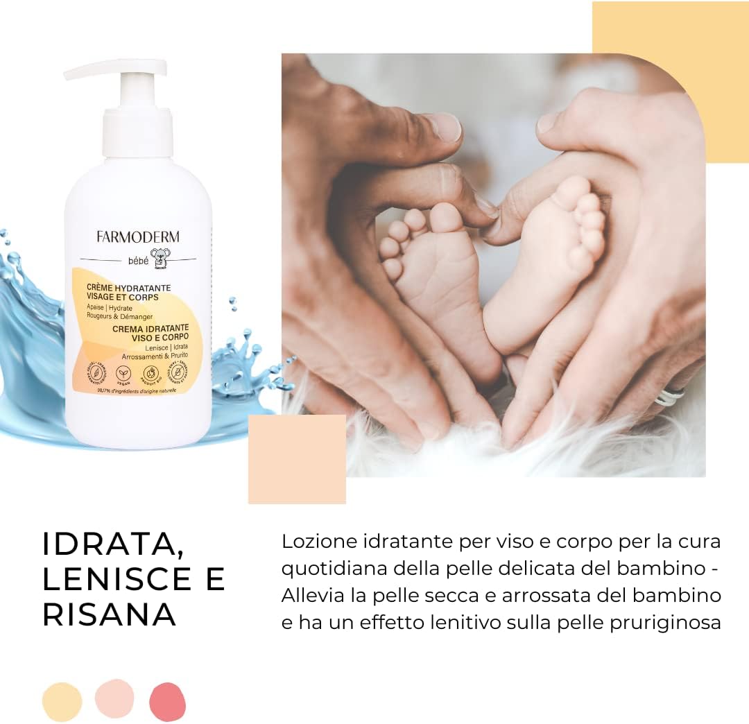 Detalle 2 de Farmoderm Baby Lozione 98% naturali 300 ml