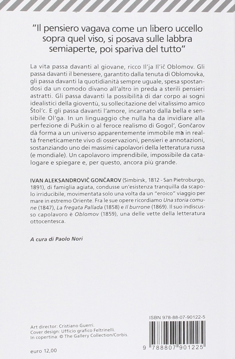 Detalle 2 de Feltrinelli Oblomov – książka z klasyki literatury