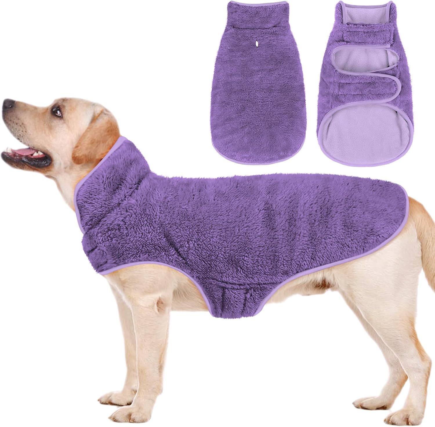 Detalle 2 de Malier Reversible Fleece Dog Coat