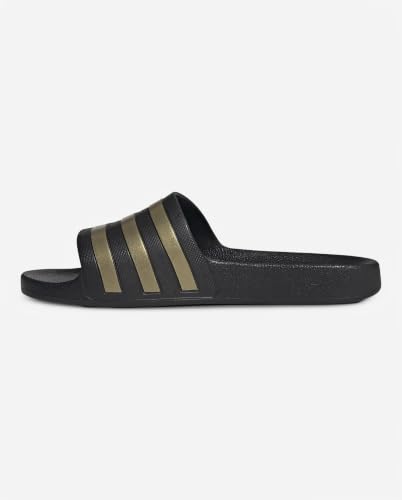 Thumbnail 8 de adidas Mixte Adilette Aqua Slides Slipper – Core Black / Gold Metallic, 46 EU