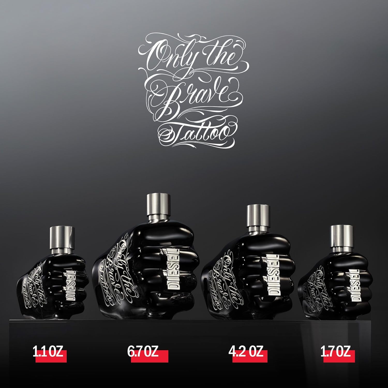 Thumbnail 4 de DIESEL Only The Brave Tattoo - Eau de Toilette Homme, Bois Ambrés, Pomme Granny Smith et Tabac Narguilé