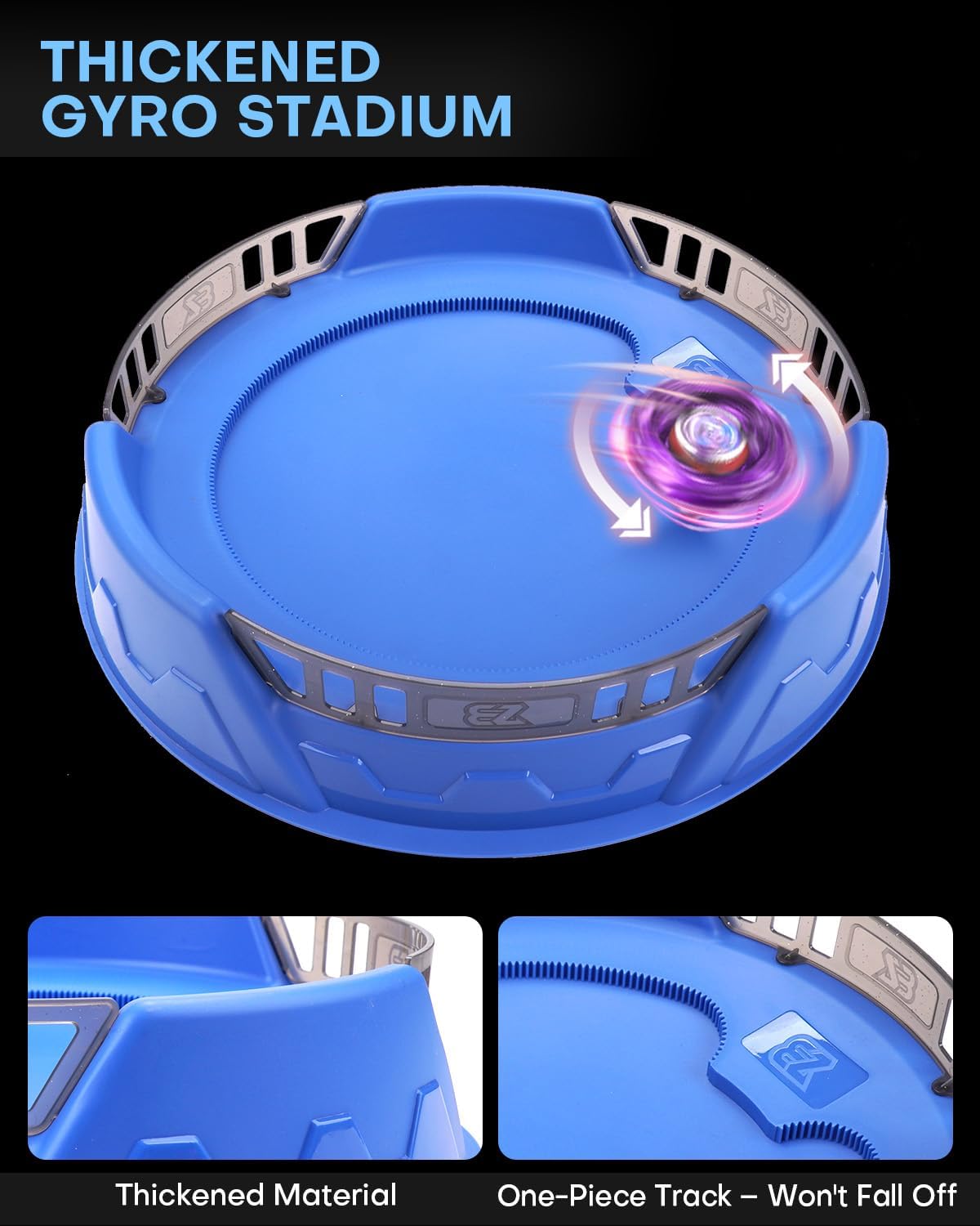 Detalle de DEZAWRTY X Battle Set with Stadium – 6 Spinning Tops, 2 Launchers & Arena