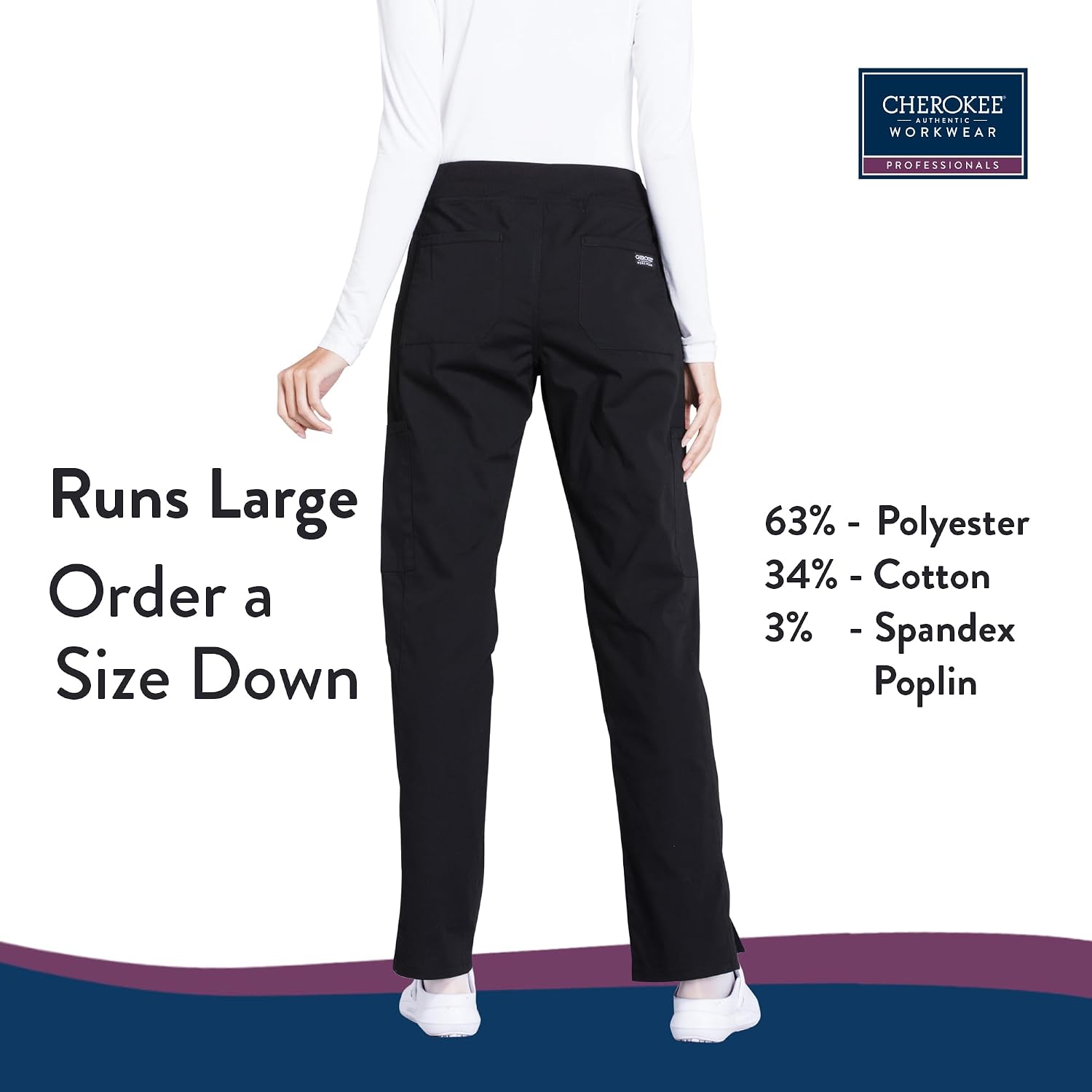 Detalle de Cherokee Women's Scrub Pants Ww170t