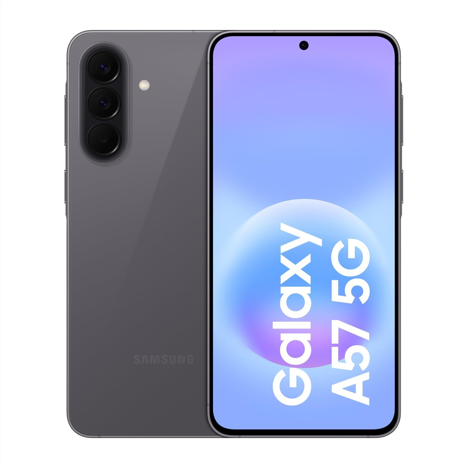 Detalle de Samsung Galaxy A57 5G (Awesome Gray) – schlankes 5G-Smartphone mit 50-MP-Weitwinkel, IP68 und bis zu 2 Jahren Garantieverlängerung