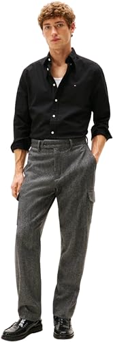 Detalle 2 de Tommy Hilfiger Oxford Shirt camisa XXL Negro