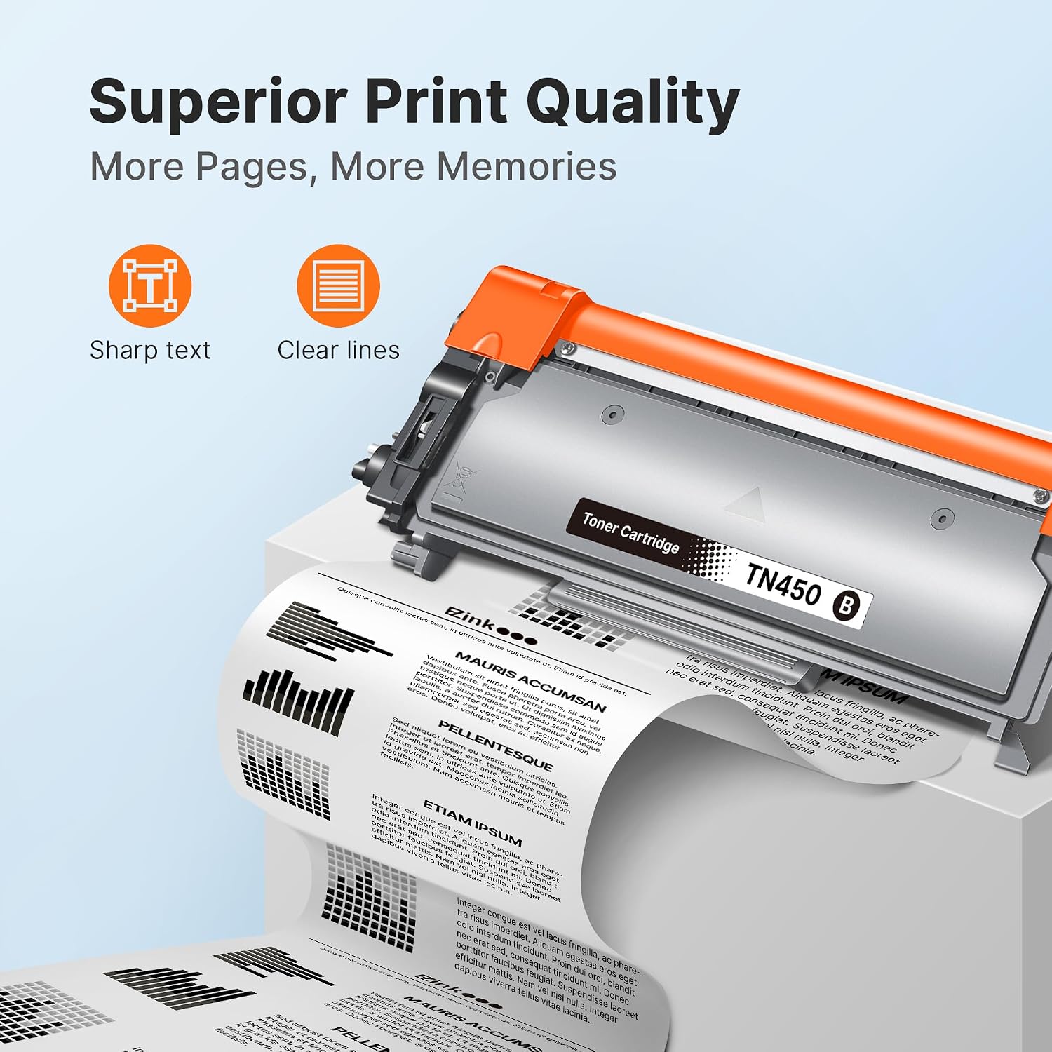 Detalle de E-Z Ink Compatible Toner Cartridge 2-pack 🖨