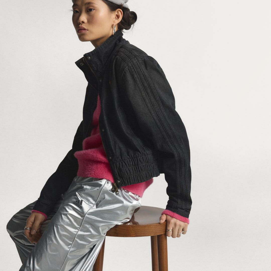 Thumbnail 2 de Adidas Chaqueta Deportiva Vaquera Negra