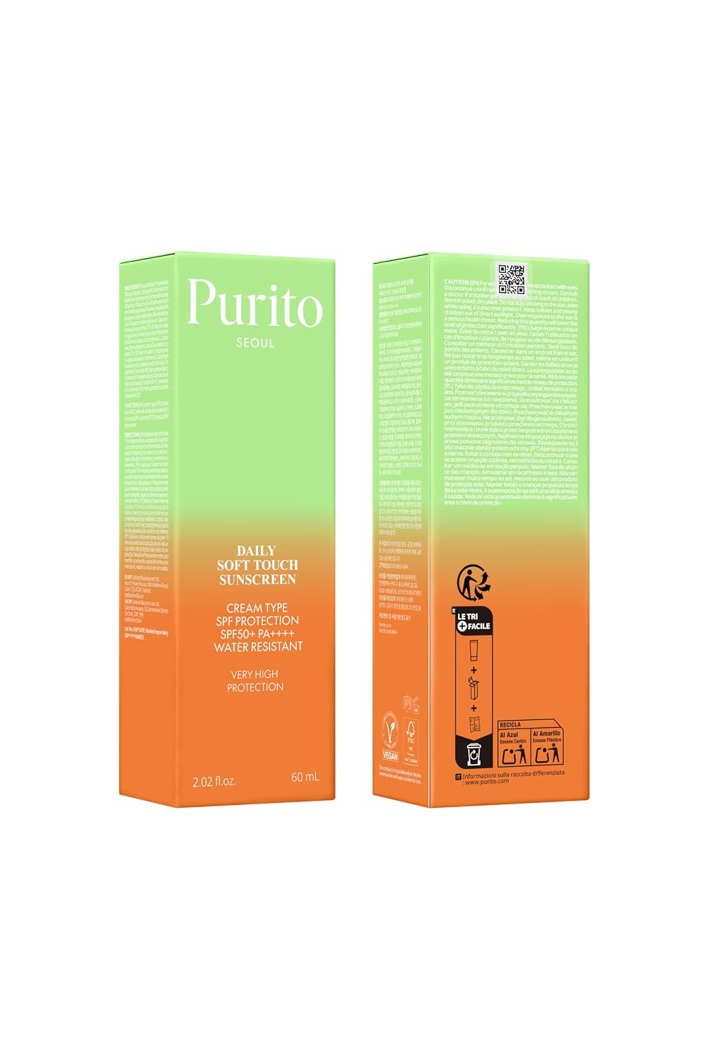 Detalle 2 de PURITO Seoul Daily Soft Touch SPF50+ Sonnencreme