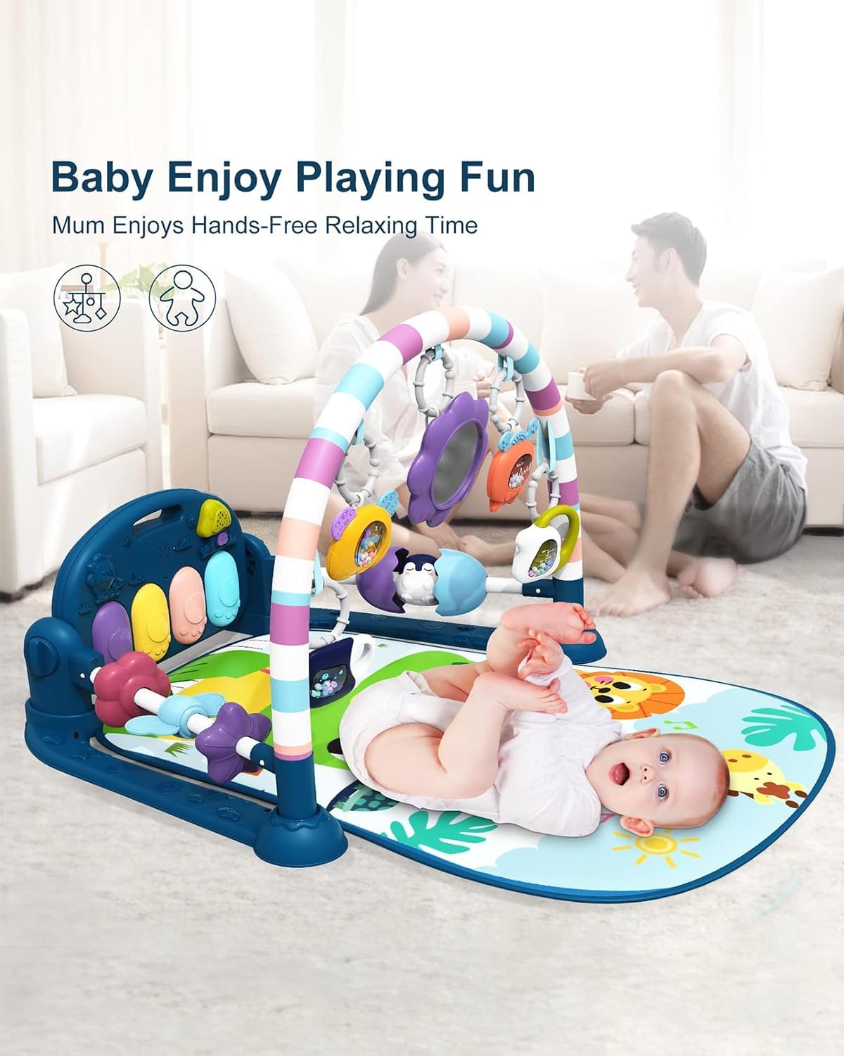 Thumbnail 3 de derimkcoa Baby Play Mat Baby Gym