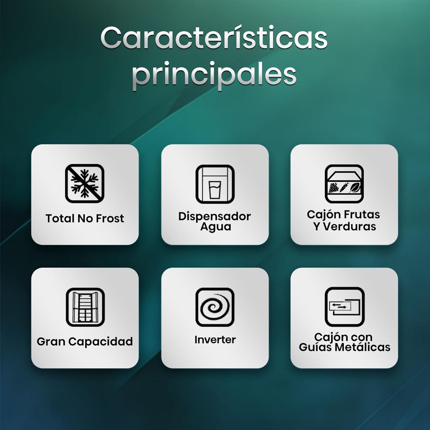 Thumbnail 2 de Hisense RF632N4WIE - Frigorífico Combi No Frost Inox 🍾