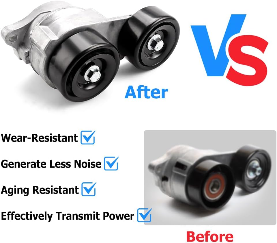 Detalle 2 de BIHEE Drive Belt Tensioner Kit 3-Piece