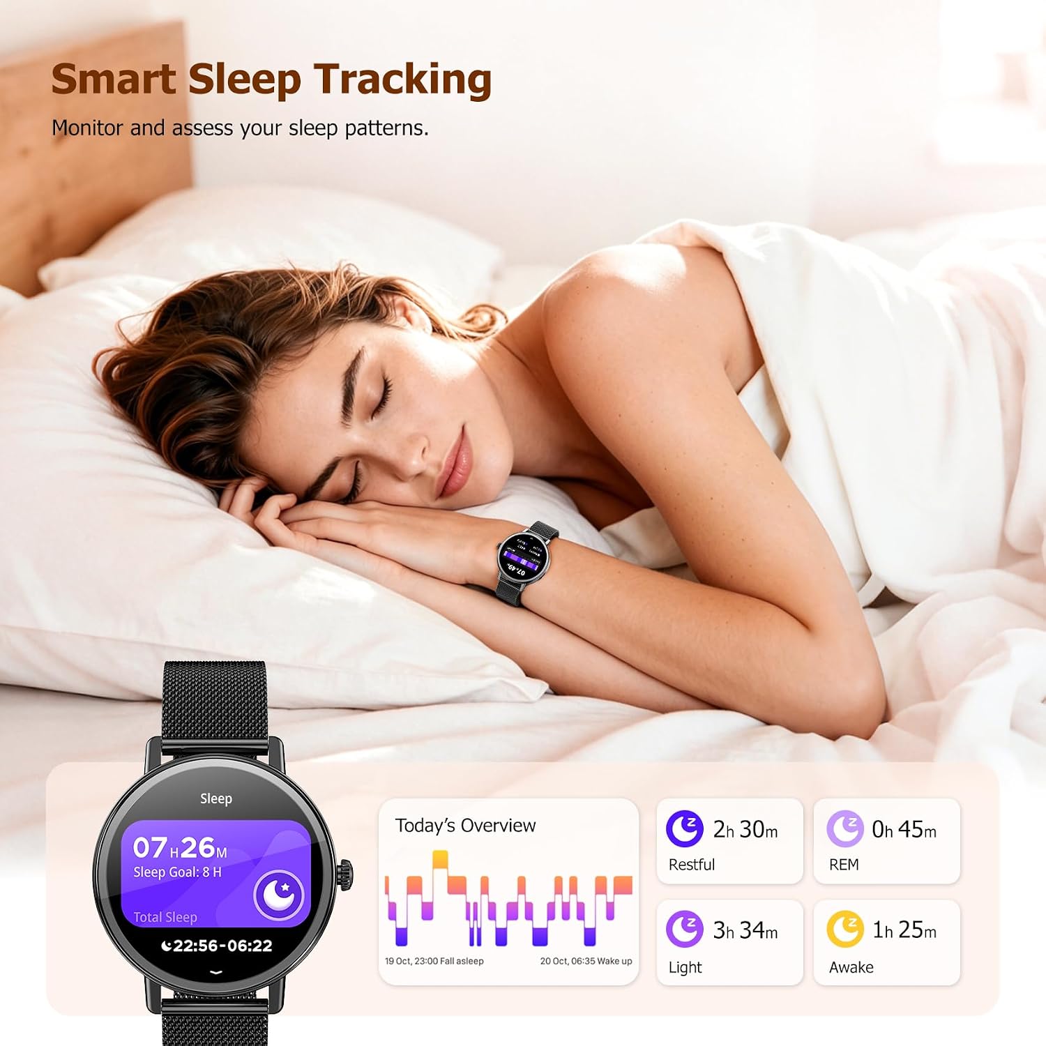 Detalle de Smart Watch for Women with 1.26" HD Display and 100+ Sports Modes