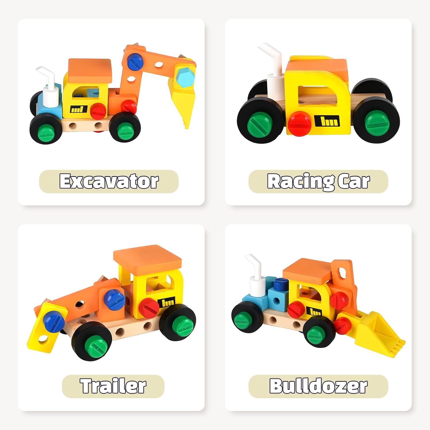 Thumbnail 4 de Vanplay Werkzeugkoffer für Kinder ab 3 Jahren – Holzwerkzeugset mit 53 Teilen
