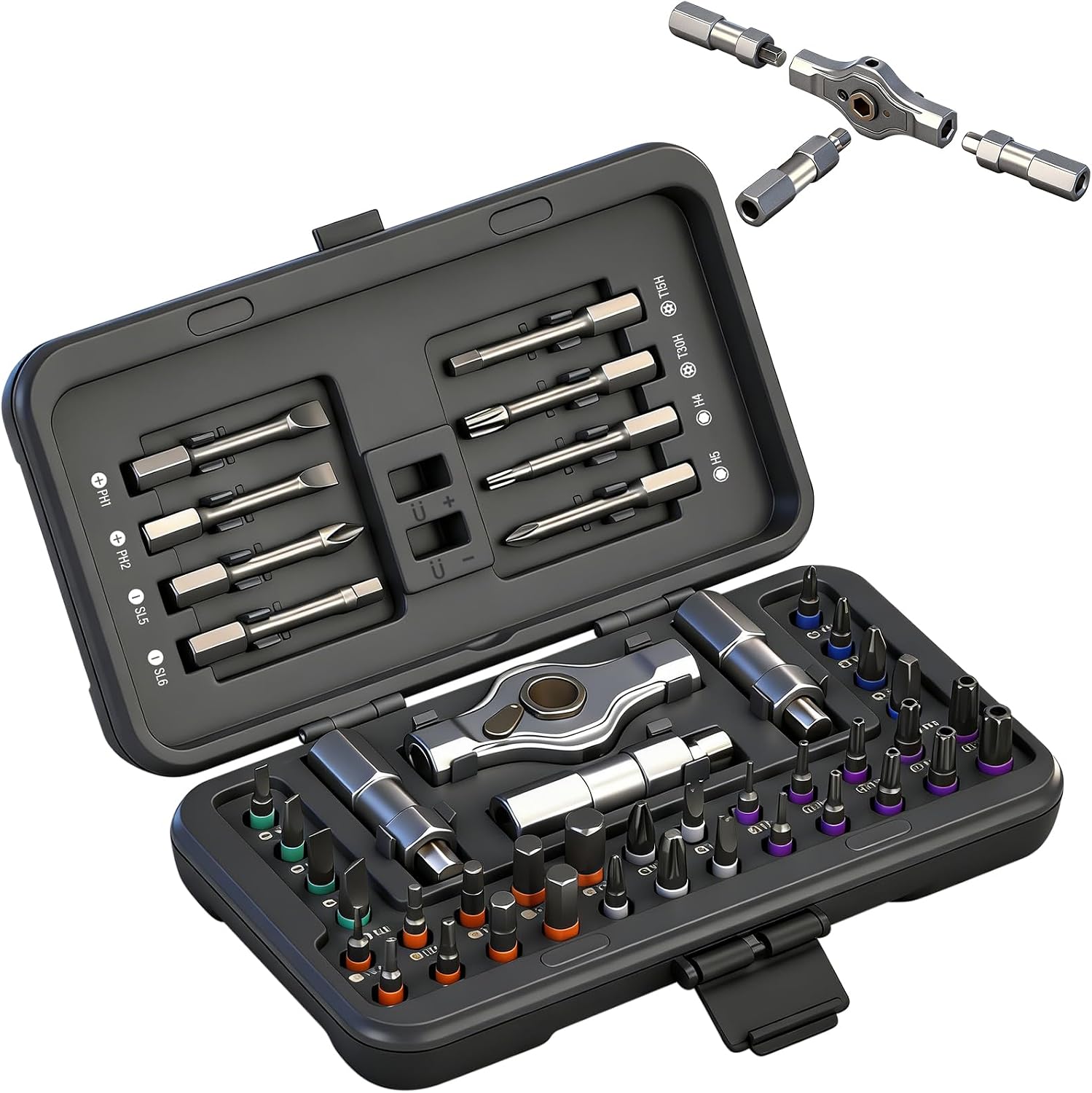 Koeutoze Set cacciaviti magnetici 42 in 1 per precisione 🛠