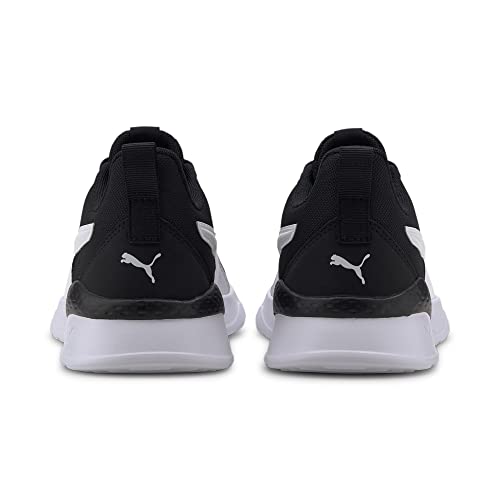 Detalle de PUMA Unisex Kinder Sneaker Anzarun Lite Jr – Schwarz/Weiß, 38 EU