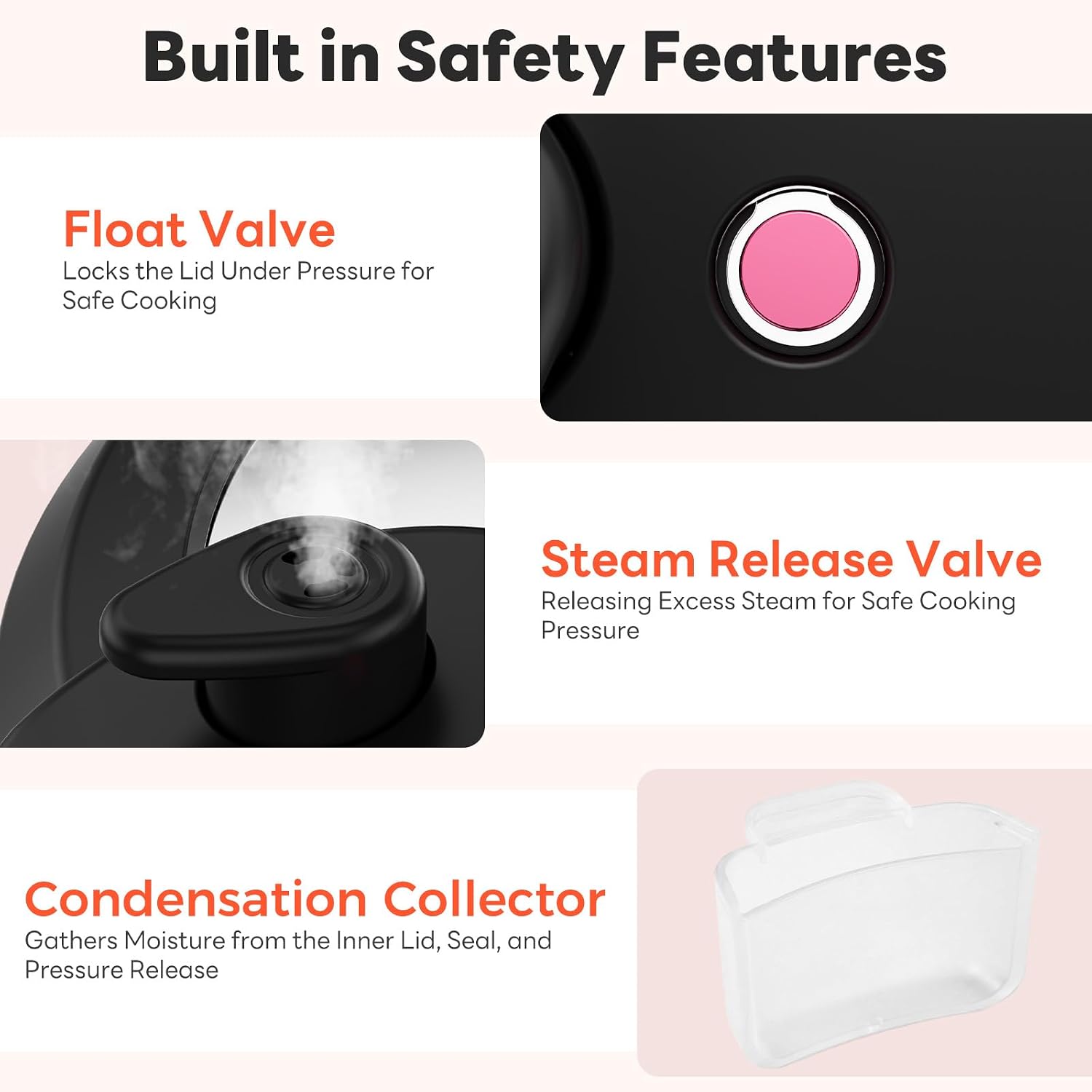 Detalle 1 de Sweetcrispy Electric Pressure Cooker 8QT