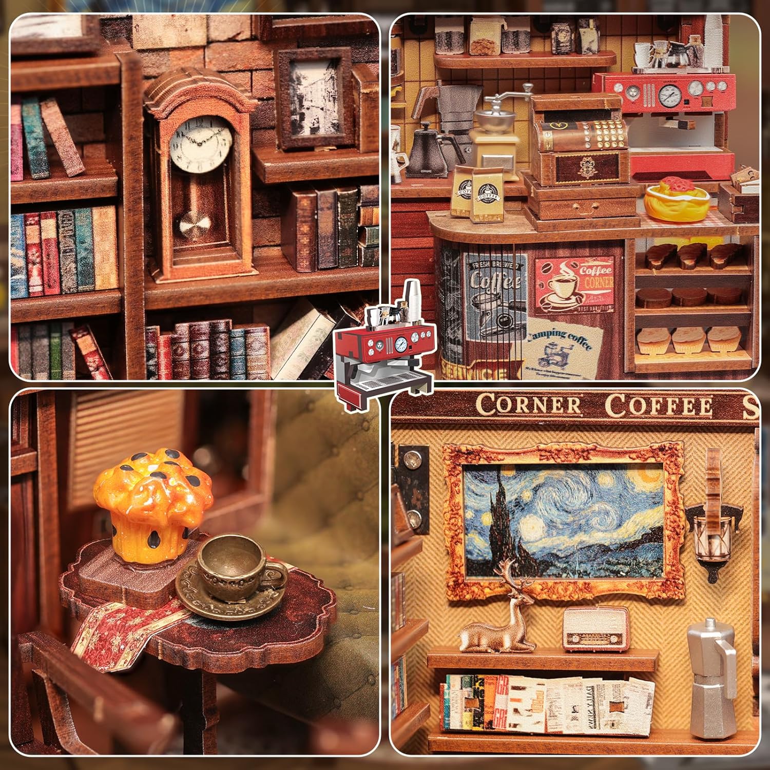 Thumbnail 6 de Fsolis Book Nook Kit for Adults