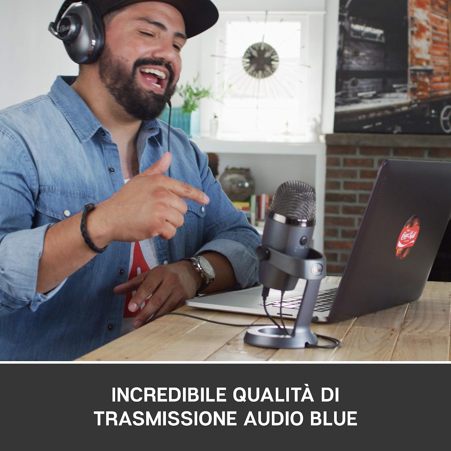 Detalle 2 de Blue Yeti Nano: Microfono USB premium per registrazione, streaming e podcast