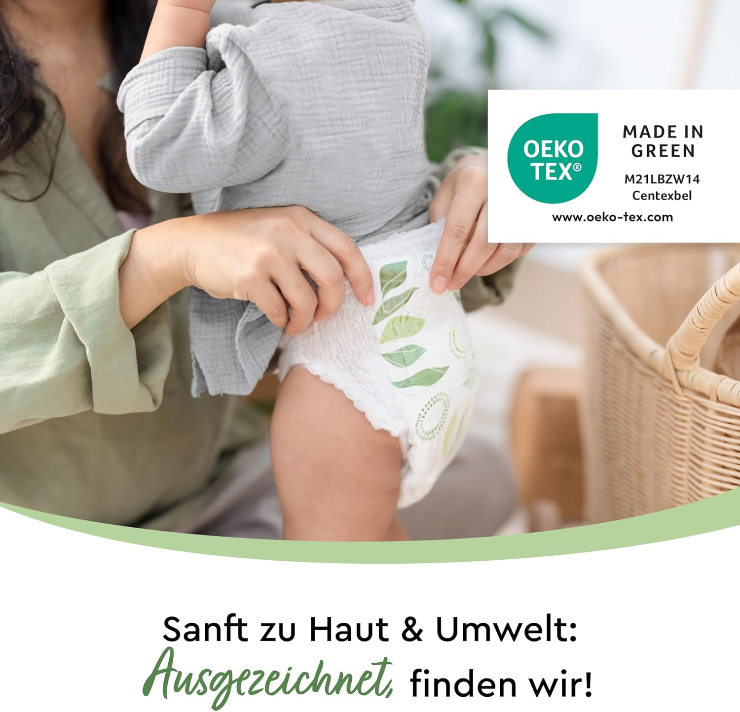 Detalle de LILLYDOO Green umweltschonende Pants Größe 6 (15+ kg) – Monatsbox 95 Stück