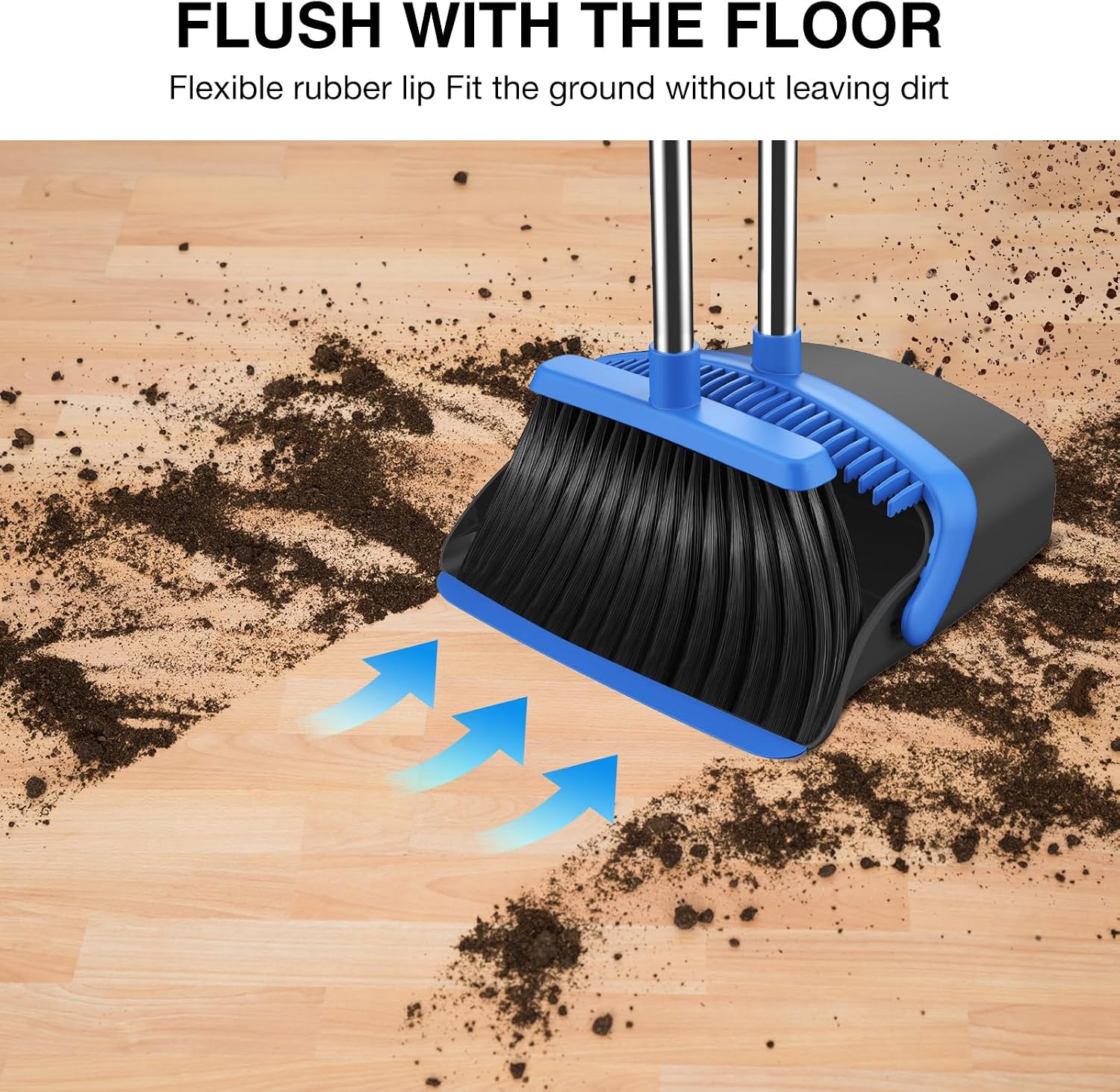 Thumbnail 4 de NACENA Broom and Dustpan Set 52-In Handle