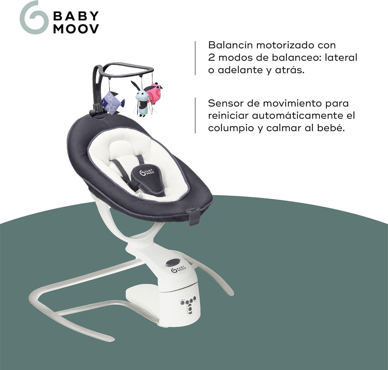 Thumbnail 2 de Babymoov Swoon Motion: Cuna oscilante ergonómica y ajustable