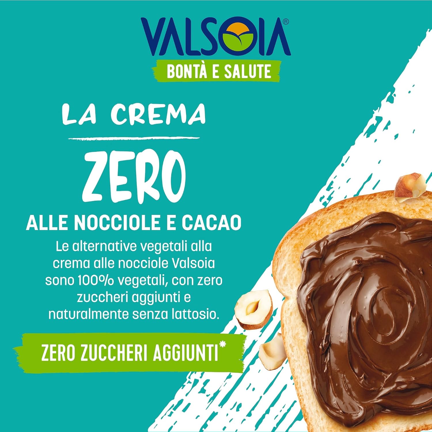 Detalle de Valsoia Crema Vegetale Nocciole 200 g 🍫