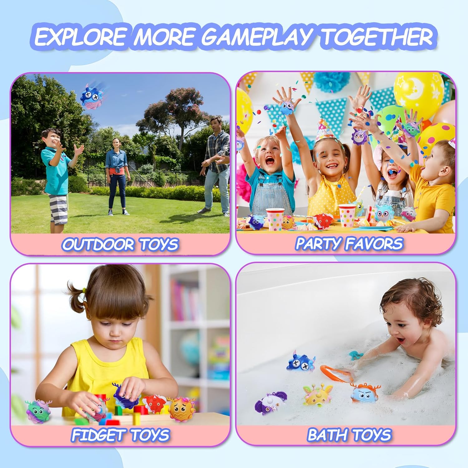 Thumbnail 6 de 48 Light Up Party Favors Pop Balls ๐