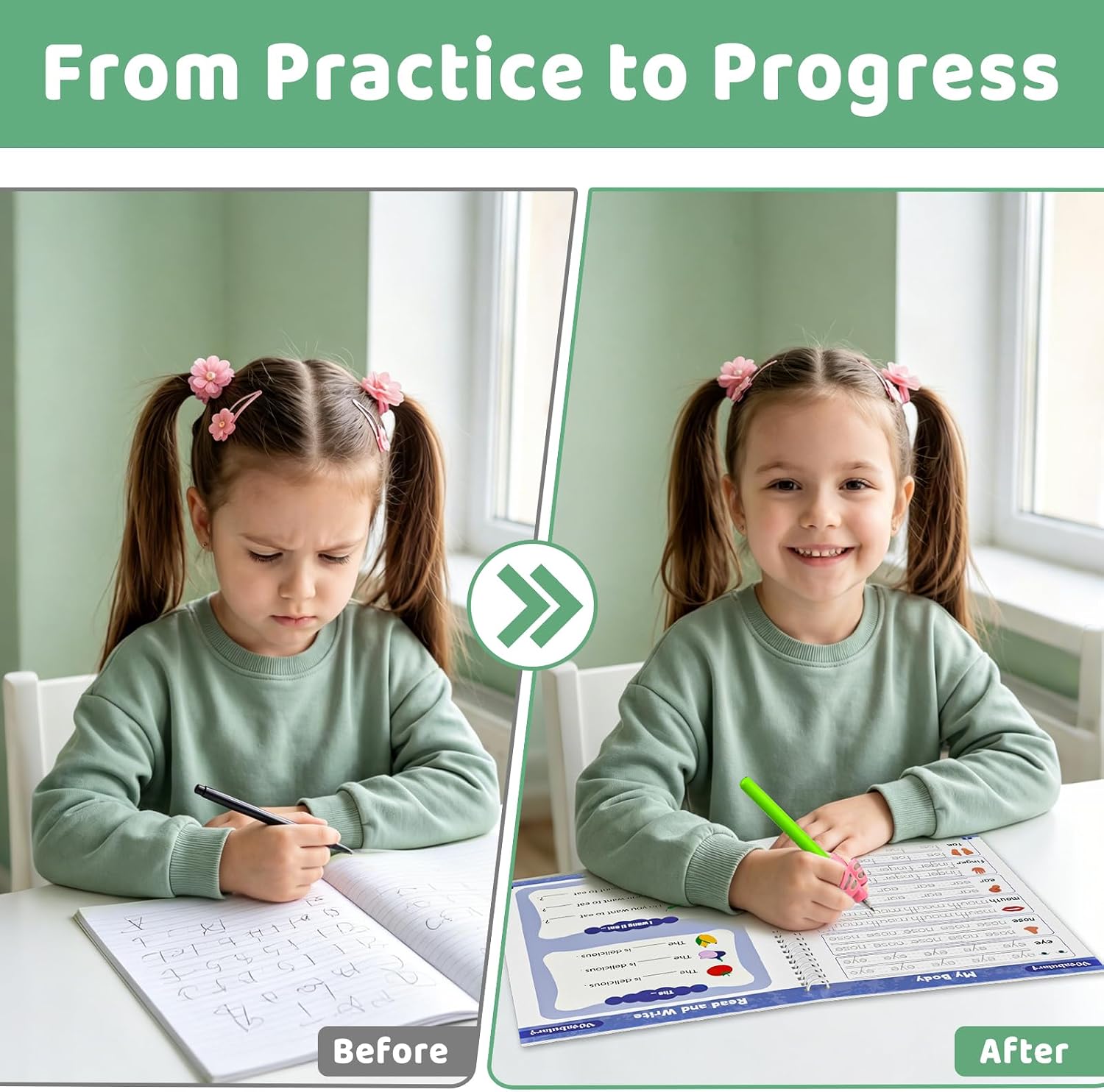 Thumbnail 4 de Grooved Writing Practice Book for Kids Ages 3-8