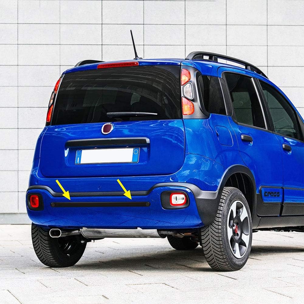 Detalle 2 de 4R Quattroerre.it 12278 Modanature Bumper Paracolpi per Auto, 42 mm x 1,5 mt, 2 Pezzi