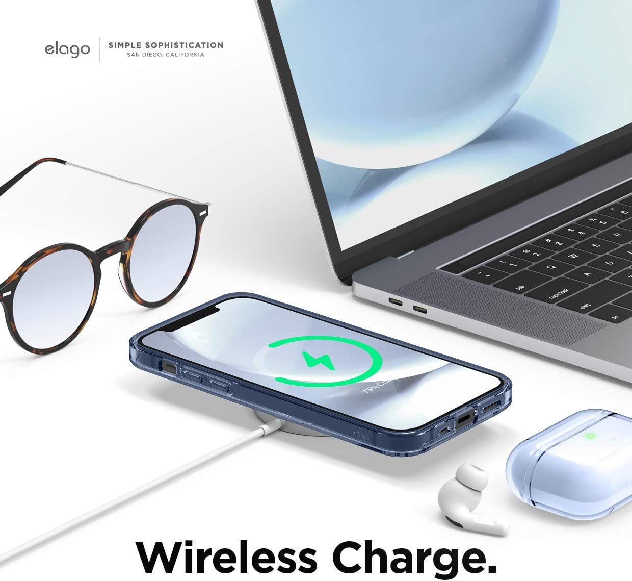 Detalle 2 de elago Ibrido Clear Custodia Compatibile con iPhone 12 / iPhone 12 Pro (6.1") con protezione antiurto e cover fotocamera
