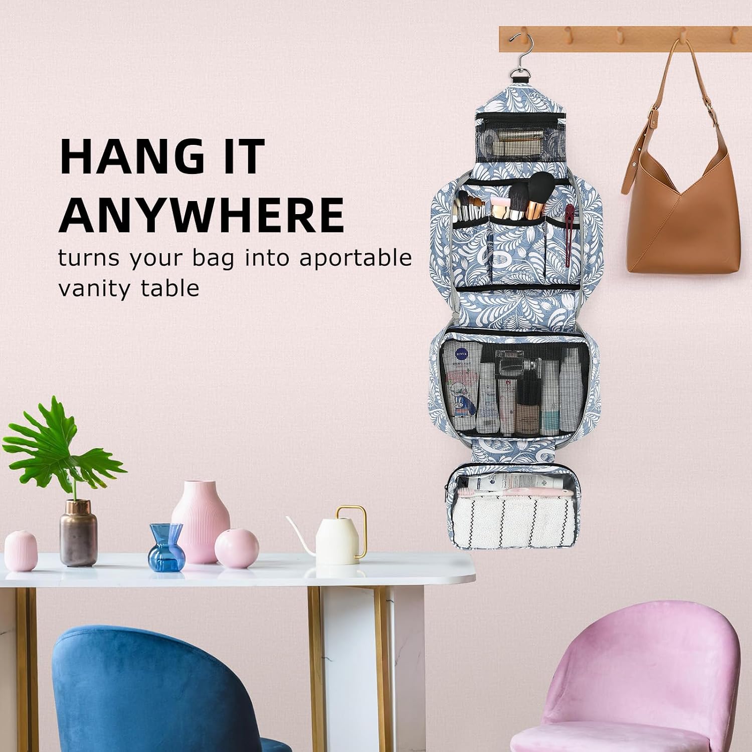 Thumbnail 5 de homchen Hanging Toiletry Bag Travel Kit