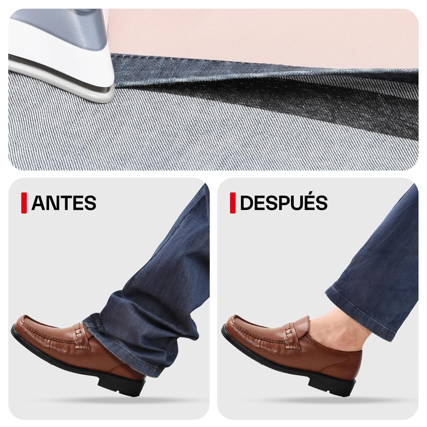 Thumbnail 5 de FIXCHORD Cinta Termoadhesiva Negra, Fácil de Usar 👖