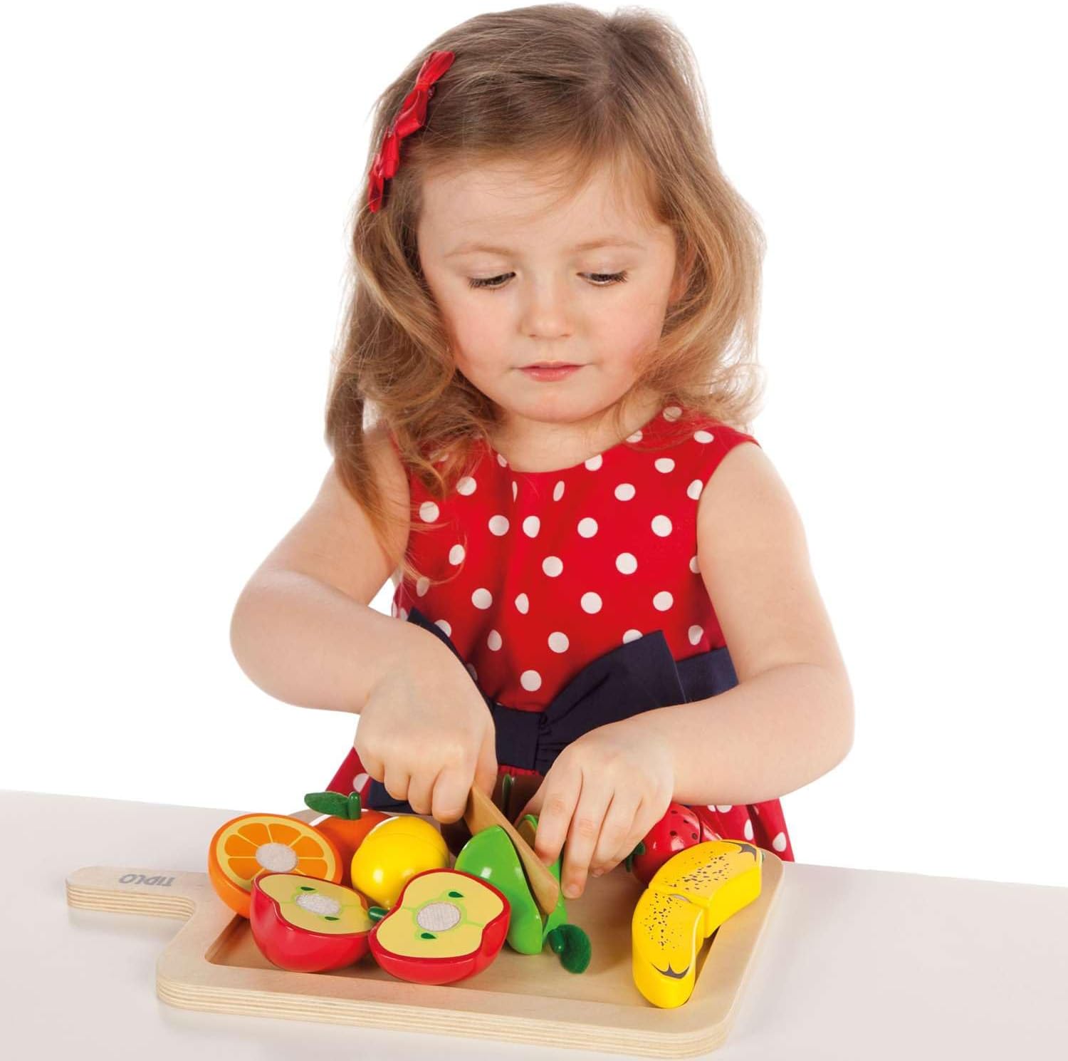 Detalle 1 de Tidlo Wooden Cutting Fruits Set