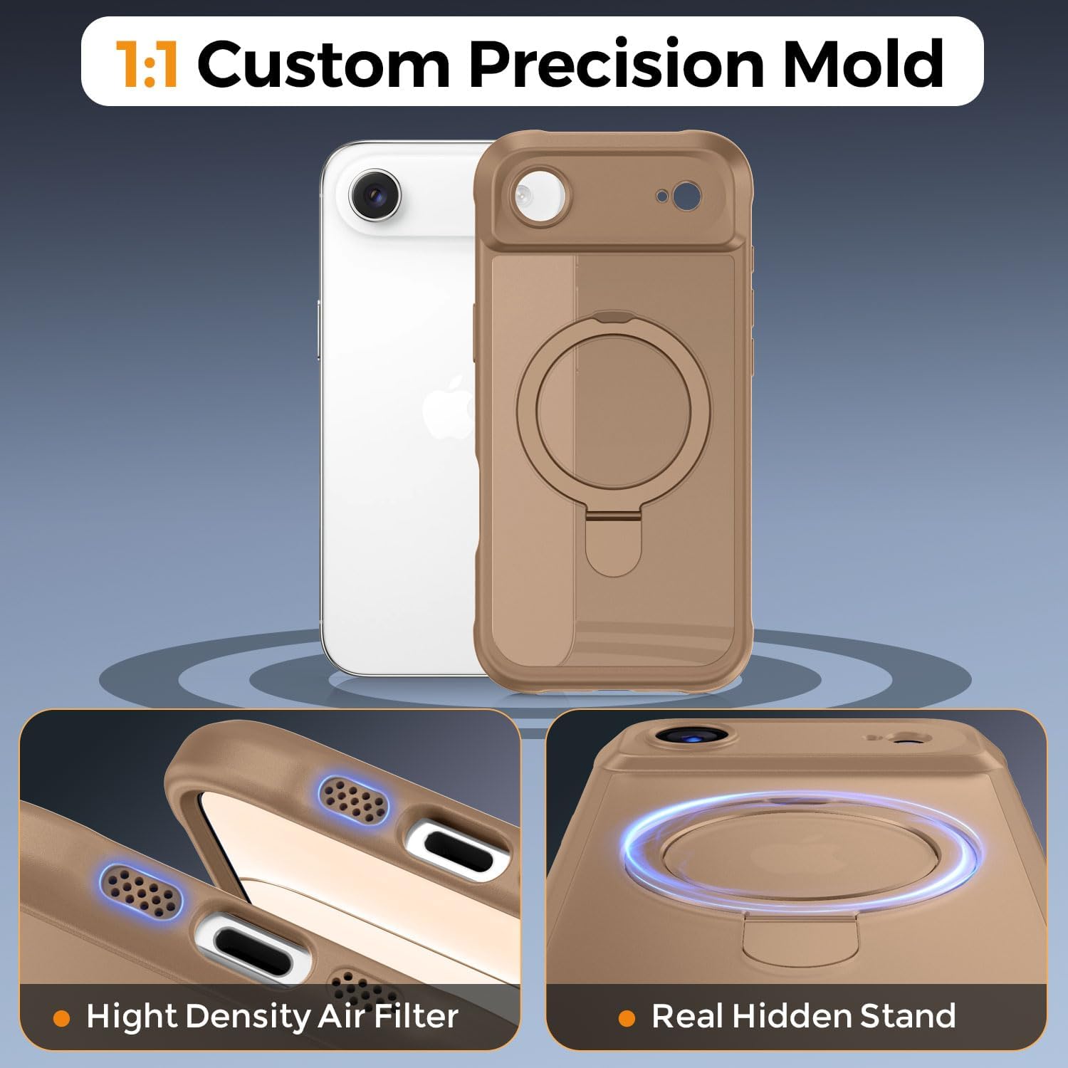 Thumbnail 6 de MOCCA Design Case for iPhone 17 Pro Max with MagSafe and Invisible Magnetic Ring Stand
