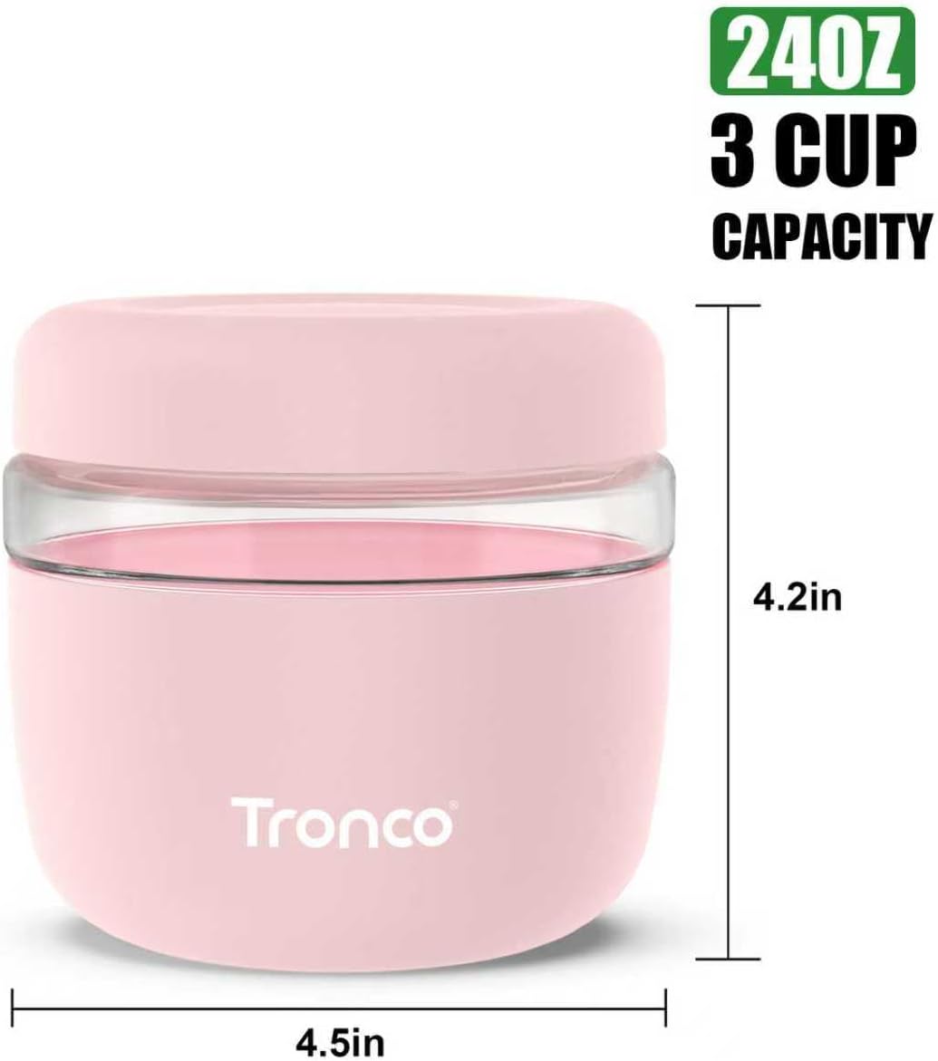 Detalle 2 de Tronco 24 oz glass meal prep containers