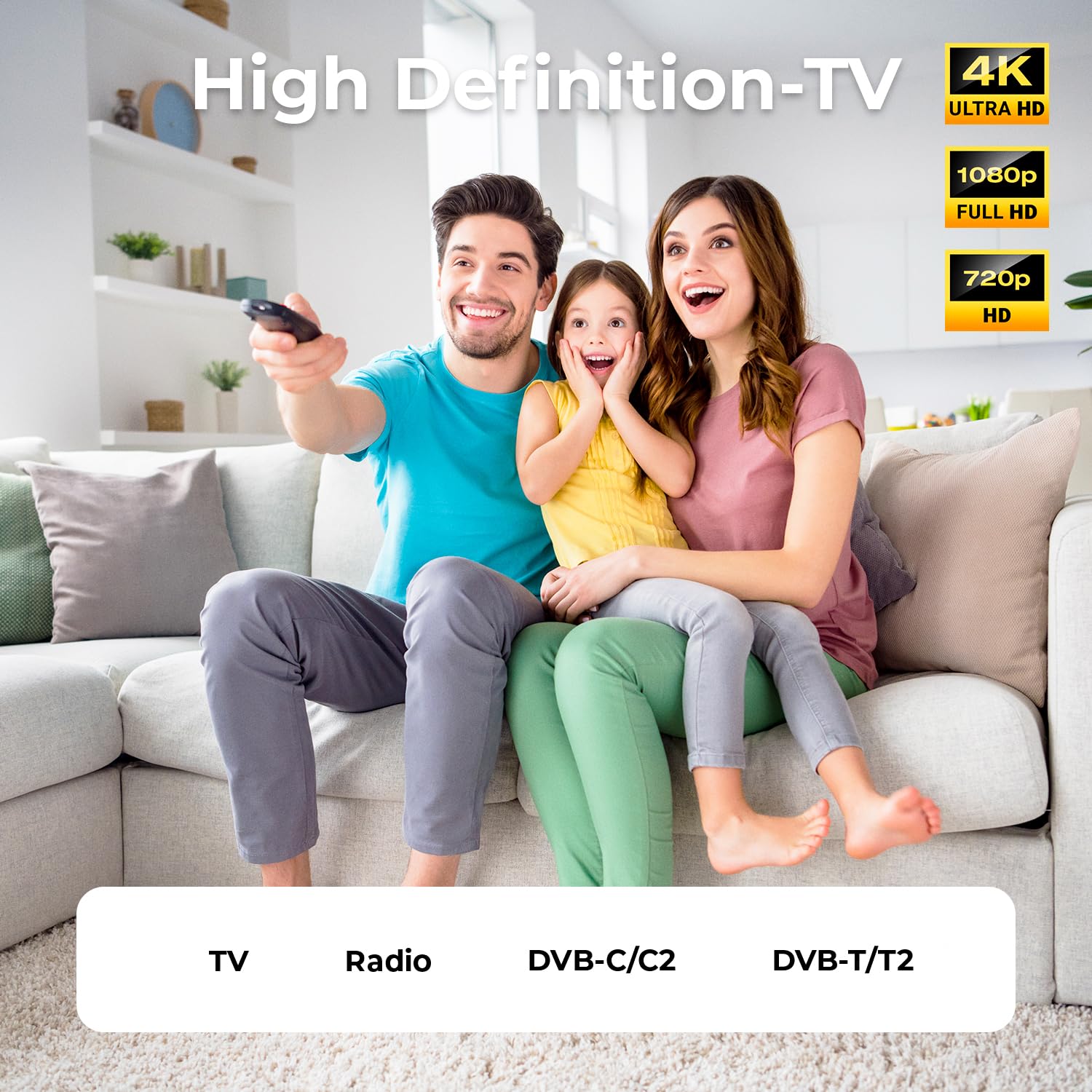 Detalle de deleyCON HQ 30 m SAT Koaxialkabel MK1230 – 4-fach geschirmt, 130 dB, für DVB-S/S2, DVB-T und DVB-C