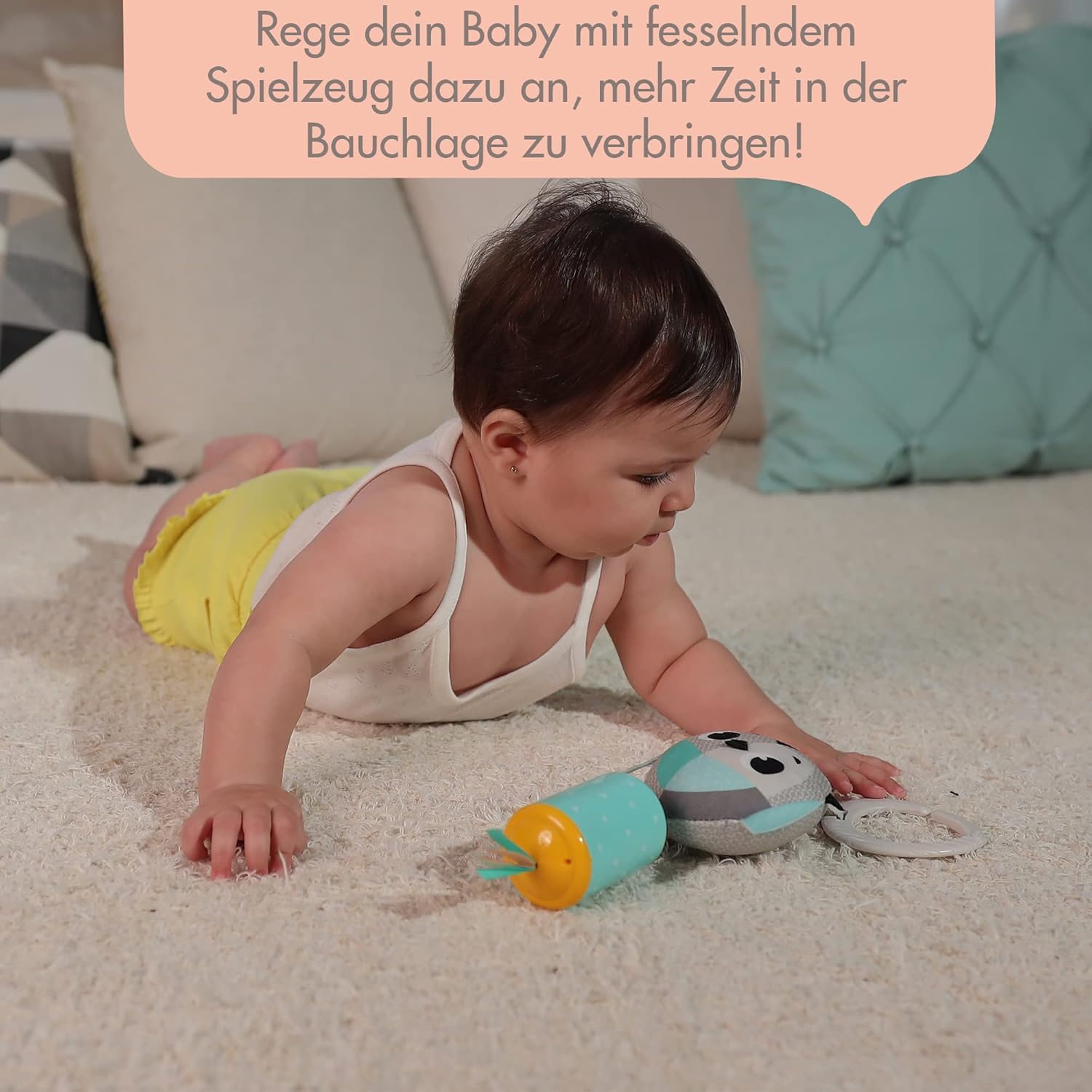 Detalle de Tiny Love Magical Tales Black & White Geschenkset – Baby-Geschenkset mit Entwicklungsspielzeug (0m+)