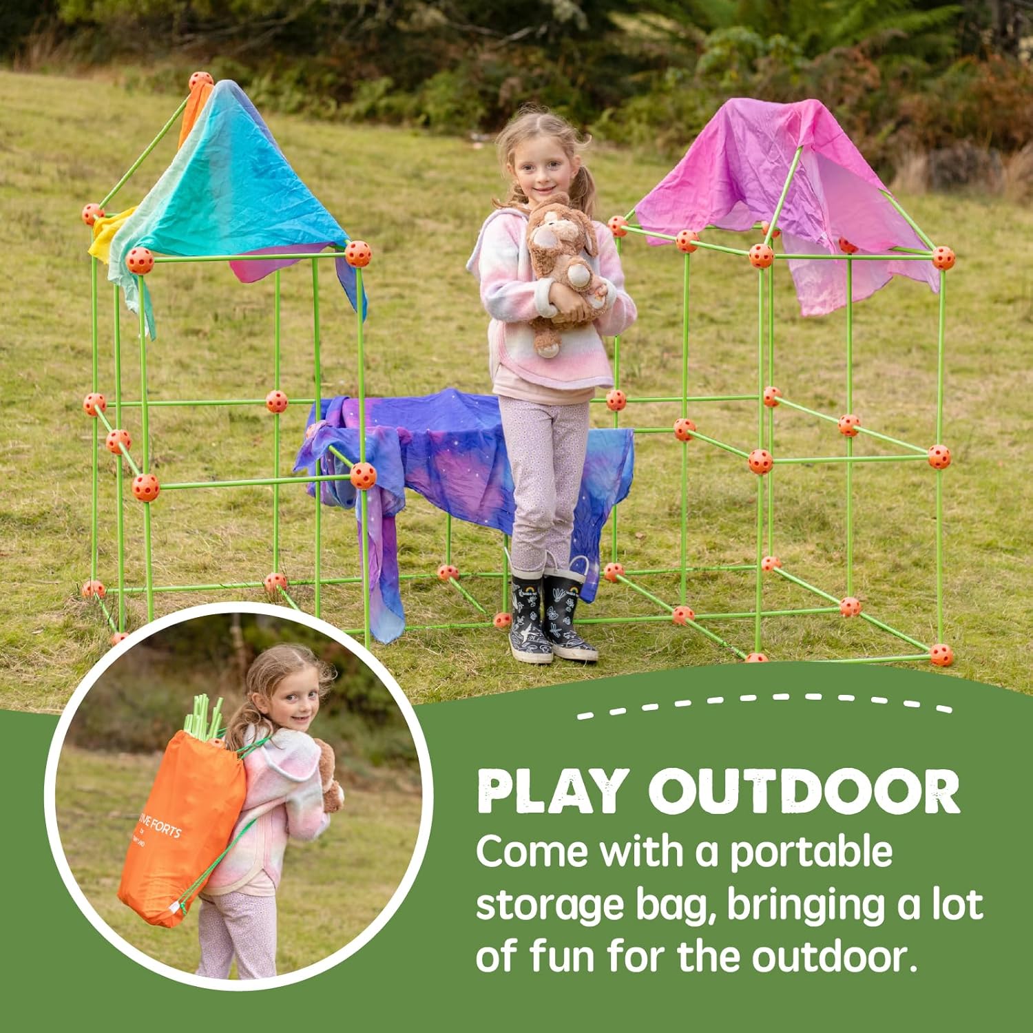 Thumbnail 6 de Tiny Land Fort Building Kit 130-piece