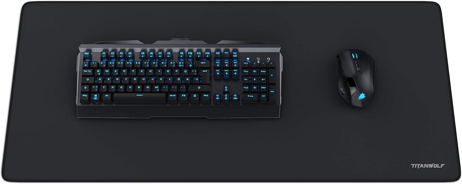 Detalle de TITANWOLF XXL Speed Gaming Mouse Pad 900 x 400 mm