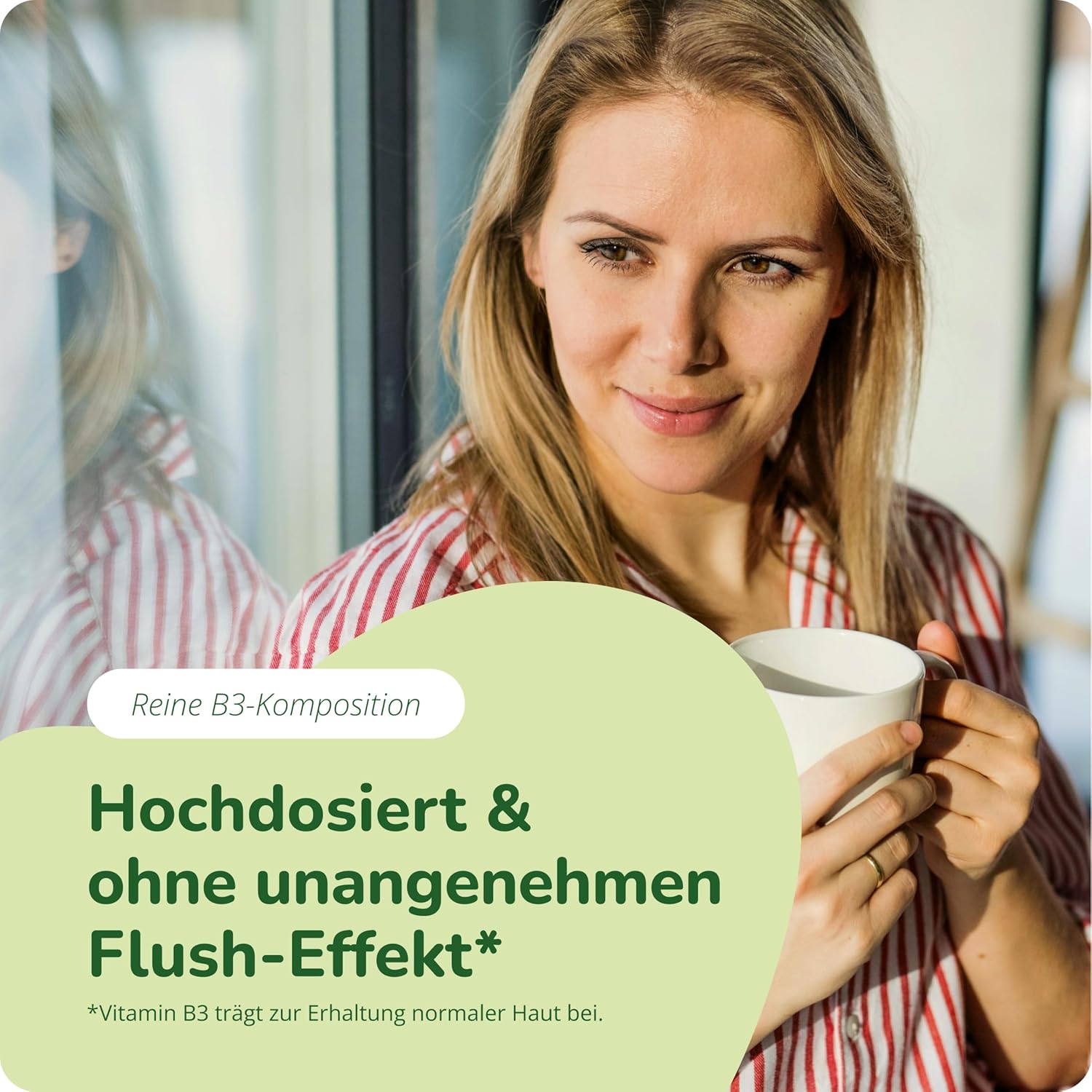 Thumbnail 2 de Vitamin B3 Niacin (Nicotinamid) 500 mg, flushfree – 180 Kapseln (6-Monatsvorrat) von Vegavero