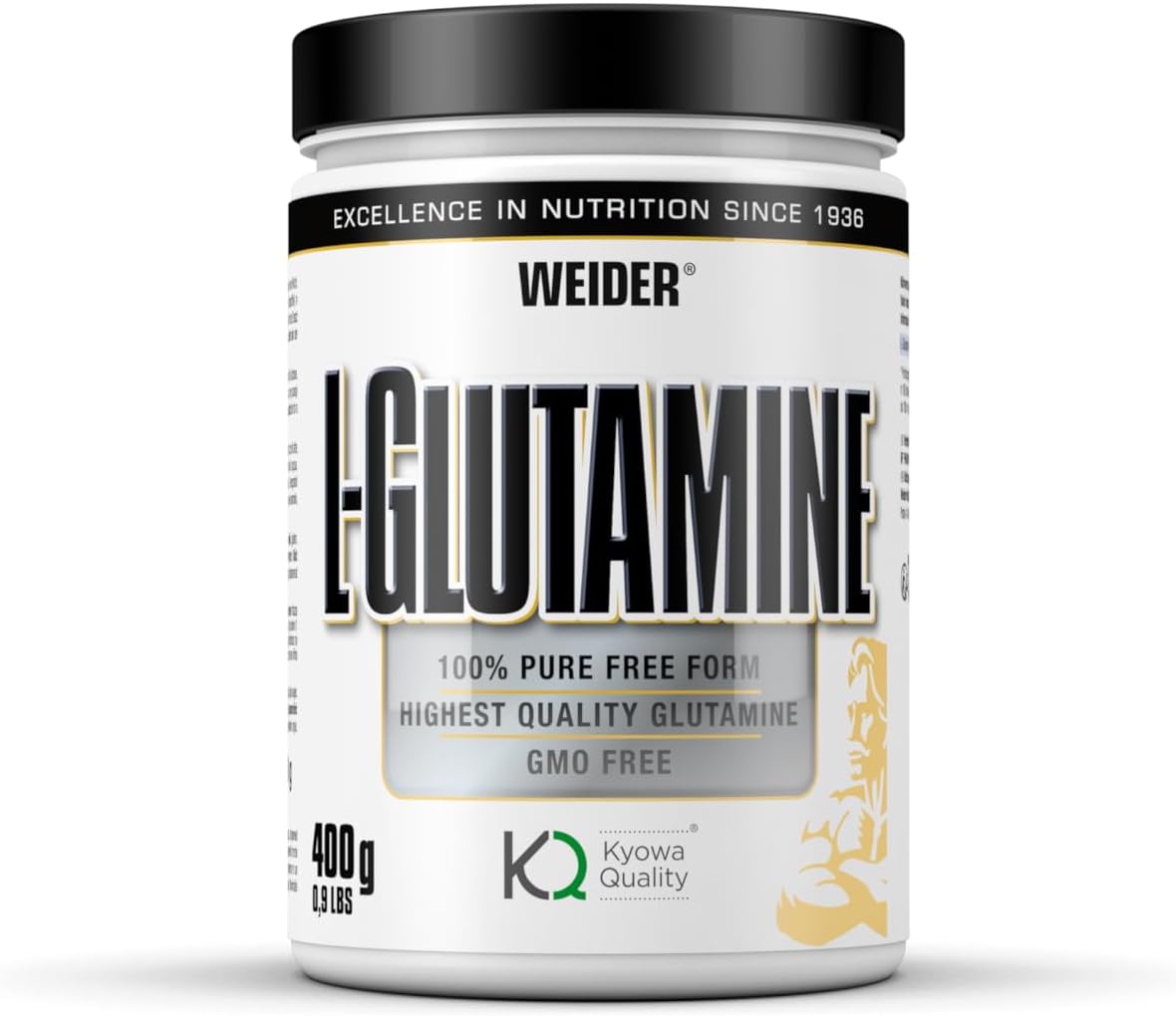Weider L-Glutamin Pulver 400g – Hochdosiertes Aminosäure-Präparat