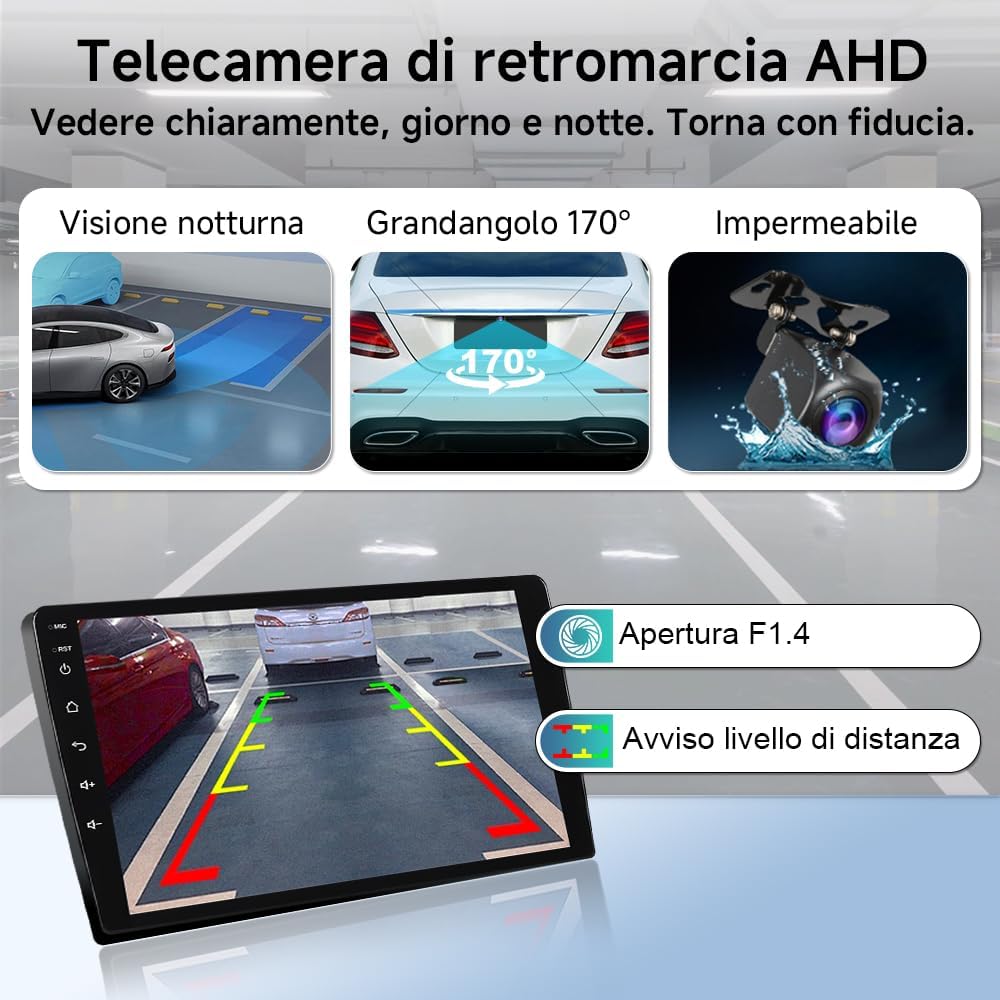 Thumbnail 6 de ACAVICA Autoradio 9" Android 15 per Suzuki Jimny 2005-2017 – 4+64GB, Wireless CarPlay, Android Auto, GPS e Bluetooth 5.4