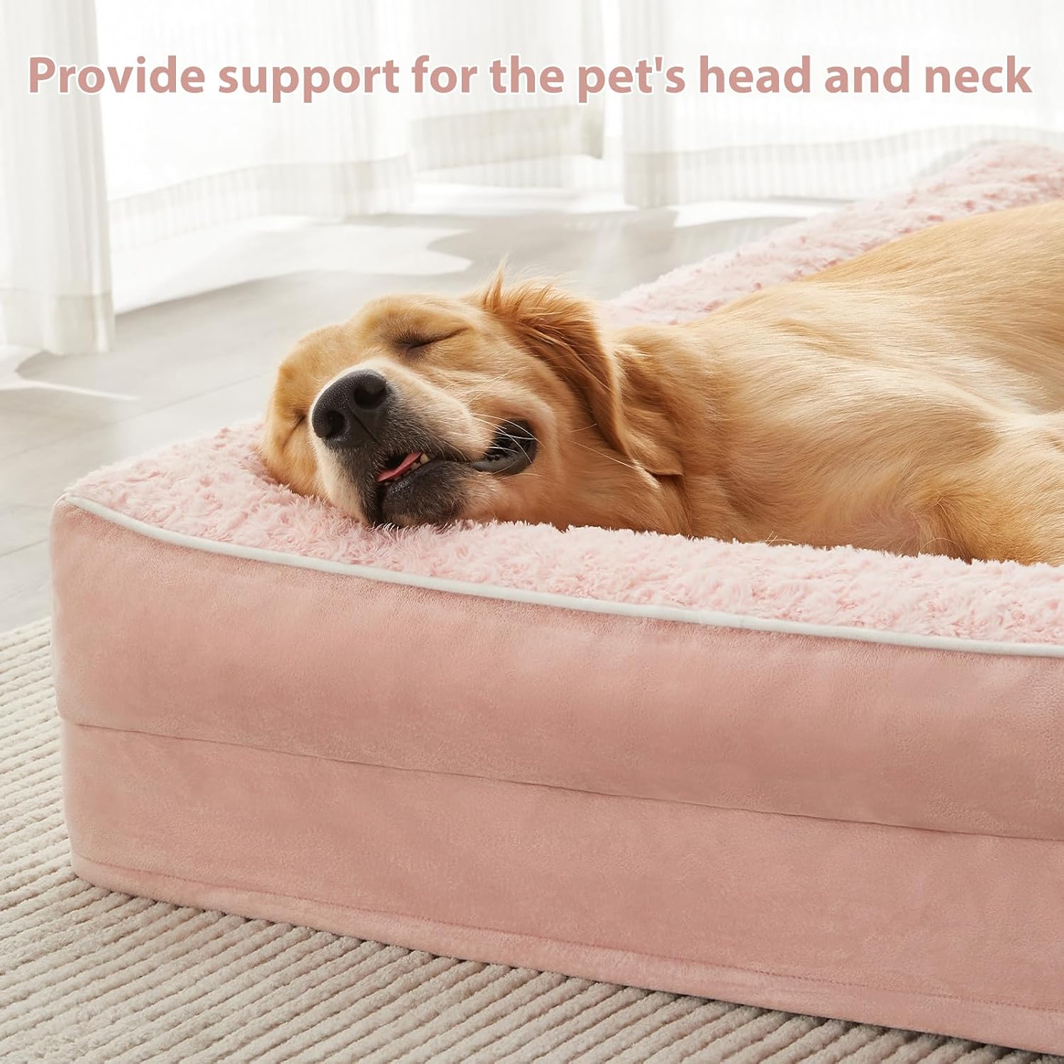 Detalle 2 de BFPETHOME Orthopedic Dog Bed XXL