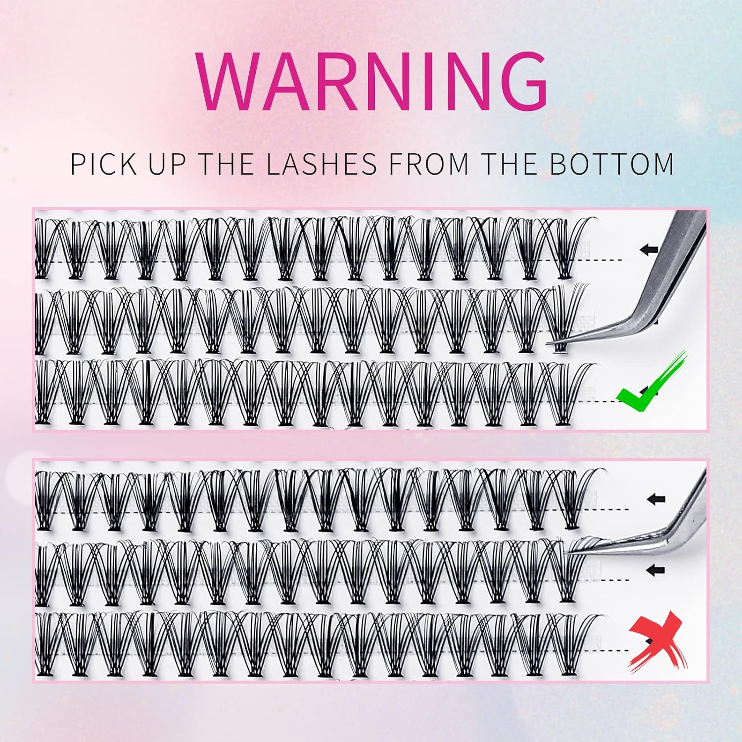Detalle 2 de FADLASH 20D D-Curl Individual Lash Clusters, 13 mm