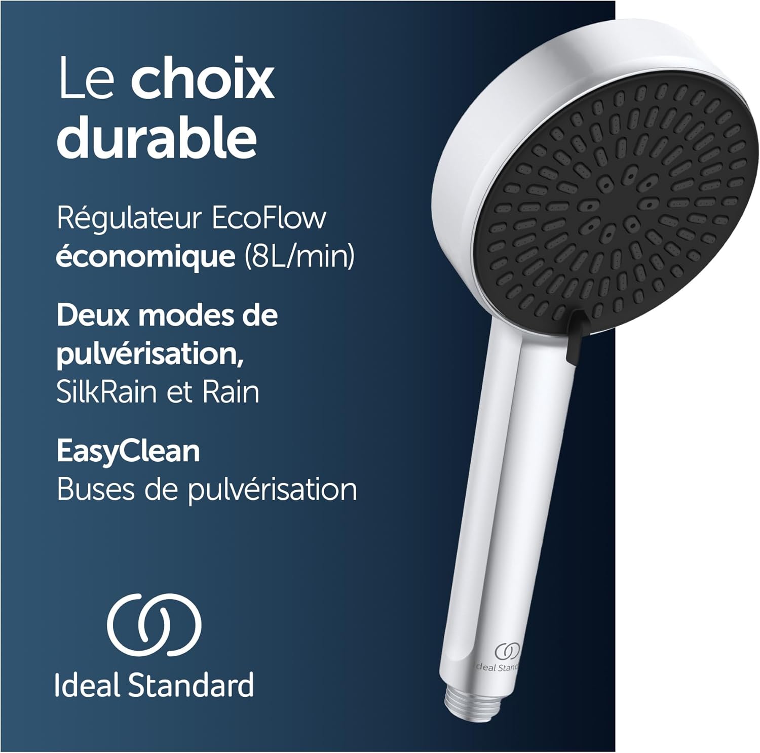 Thumbnail 1 de Ideal Standard Idealrain Alu+ Douchette multi-fonctions – économie d'eau et design contemporain