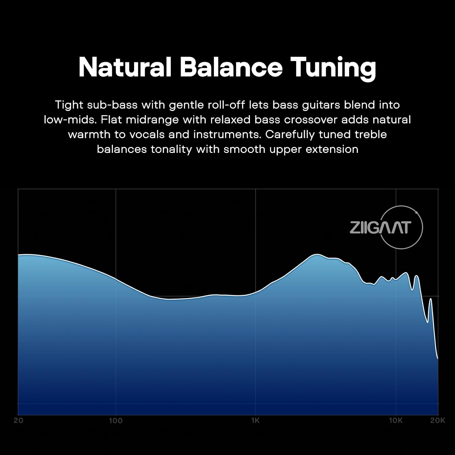 Detalle de Linsoul ZiiGaat Horizon In-Ear Monitor (IEM) wired earbuds with 1DD+2BA+2 planar drivers