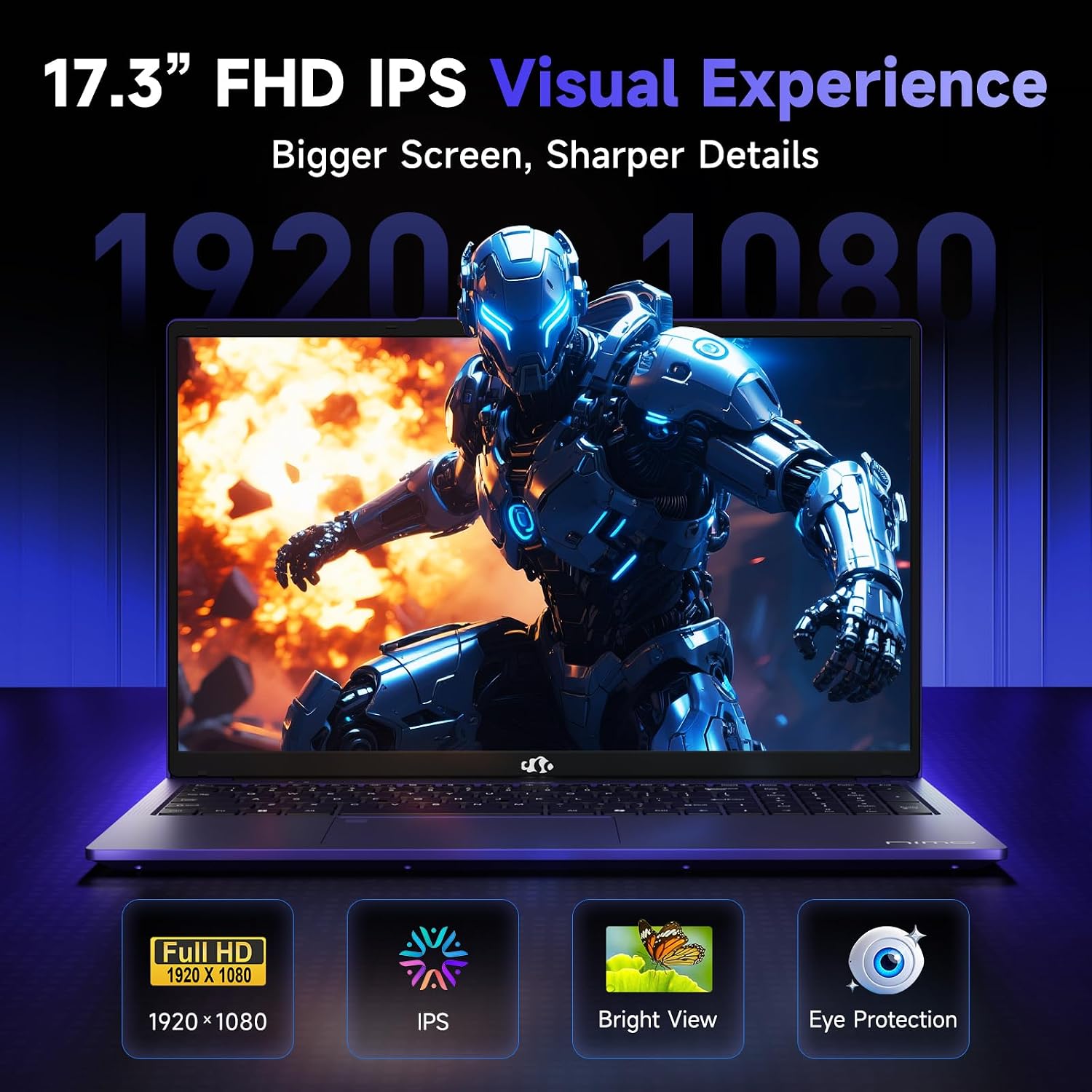 Detalle 2 de NIMO 17.3-Inch Laptop